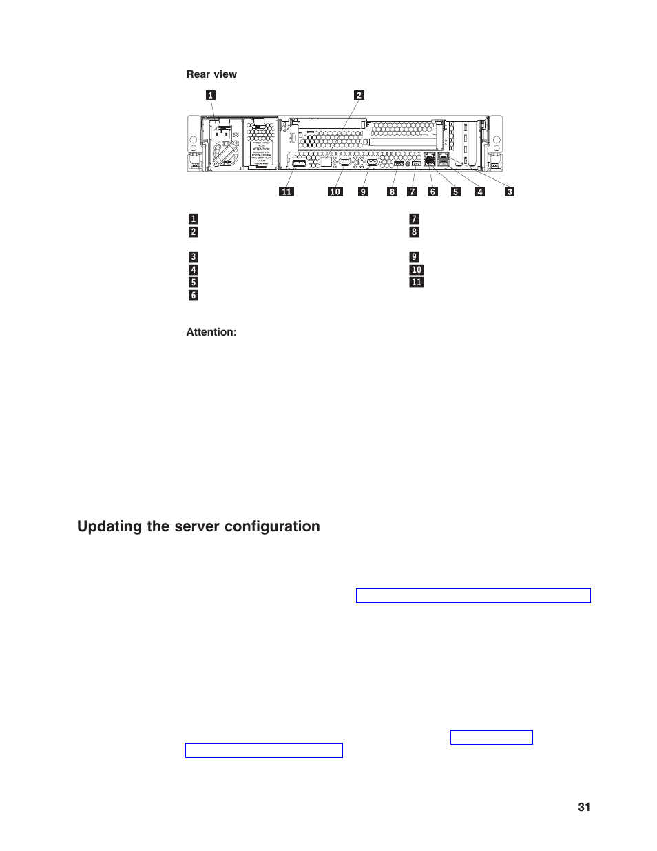 Updating the server configuration, Updating, Server | Configuration | Lenovo ThinkServer RD120 User Manual | Page 45 / 100
