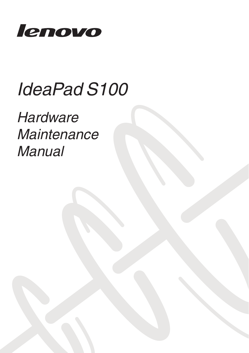 Lenovo IdeaPad S100 User Manual | 79 pages