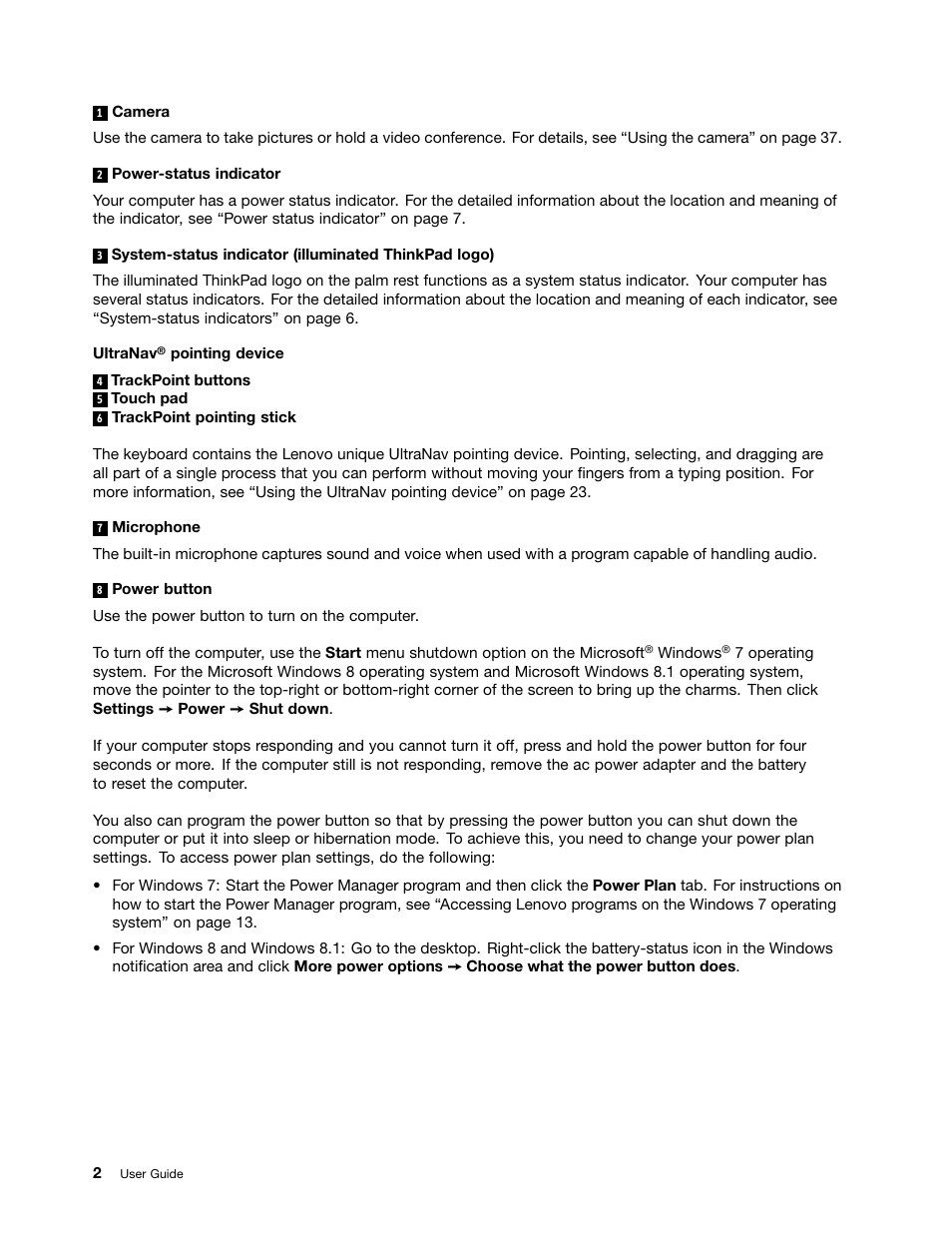 Lenovo ThinkPad Edge E145 User Manual | Page 18 / 158