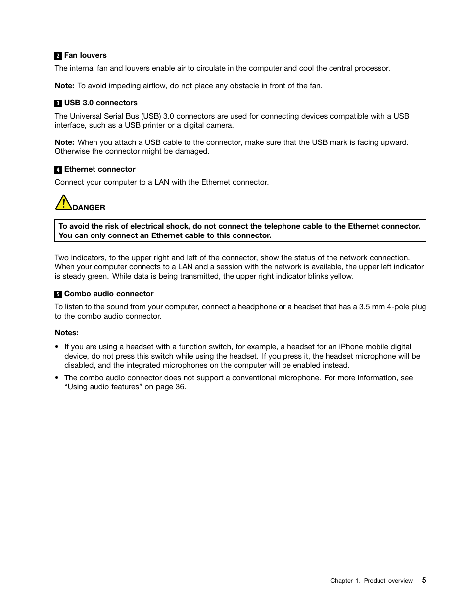 Lenovo ThinkPad Edge E145 User Manual | Page 21 / 158