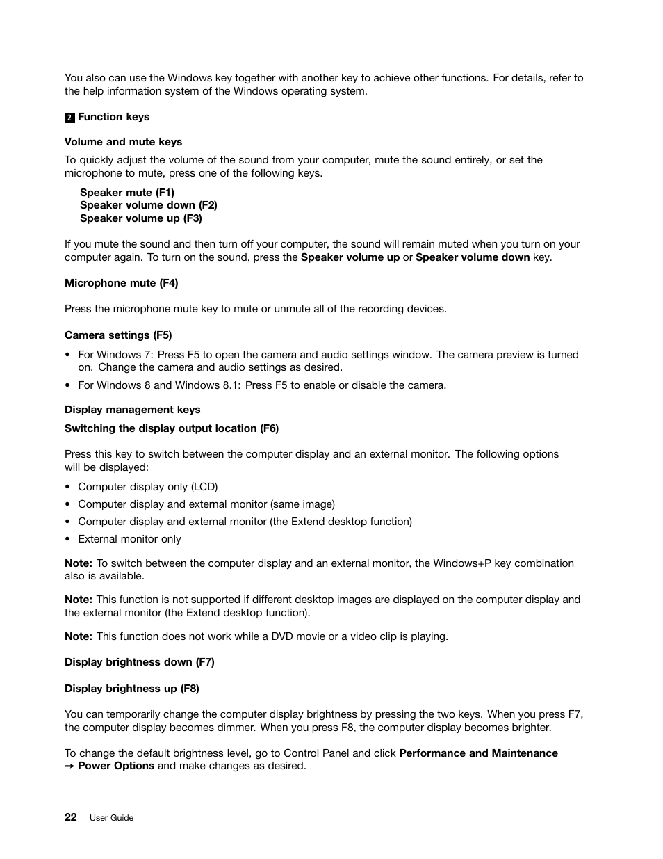 Lenovo ThinkPad Edge E145 User Manual | Page 38 / 158