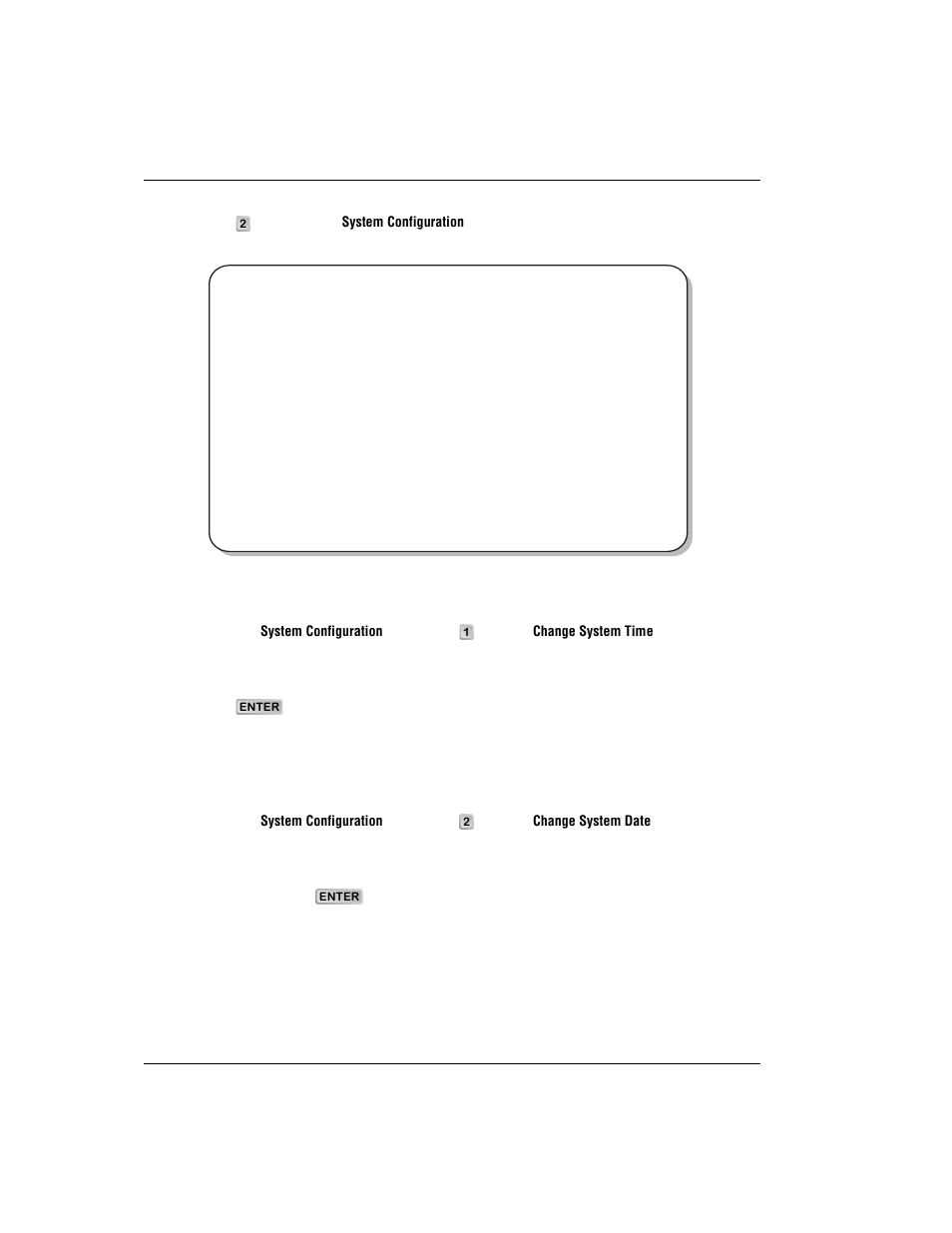 Changing the system time, Changing the system date | ADC 320F User Manual | Page 24 / 68