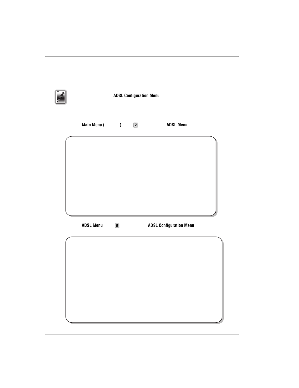 Configuring adsl service, Adsl s, Onfiguring | Ervice | ADC 320F User Manual | Page 28 / 68