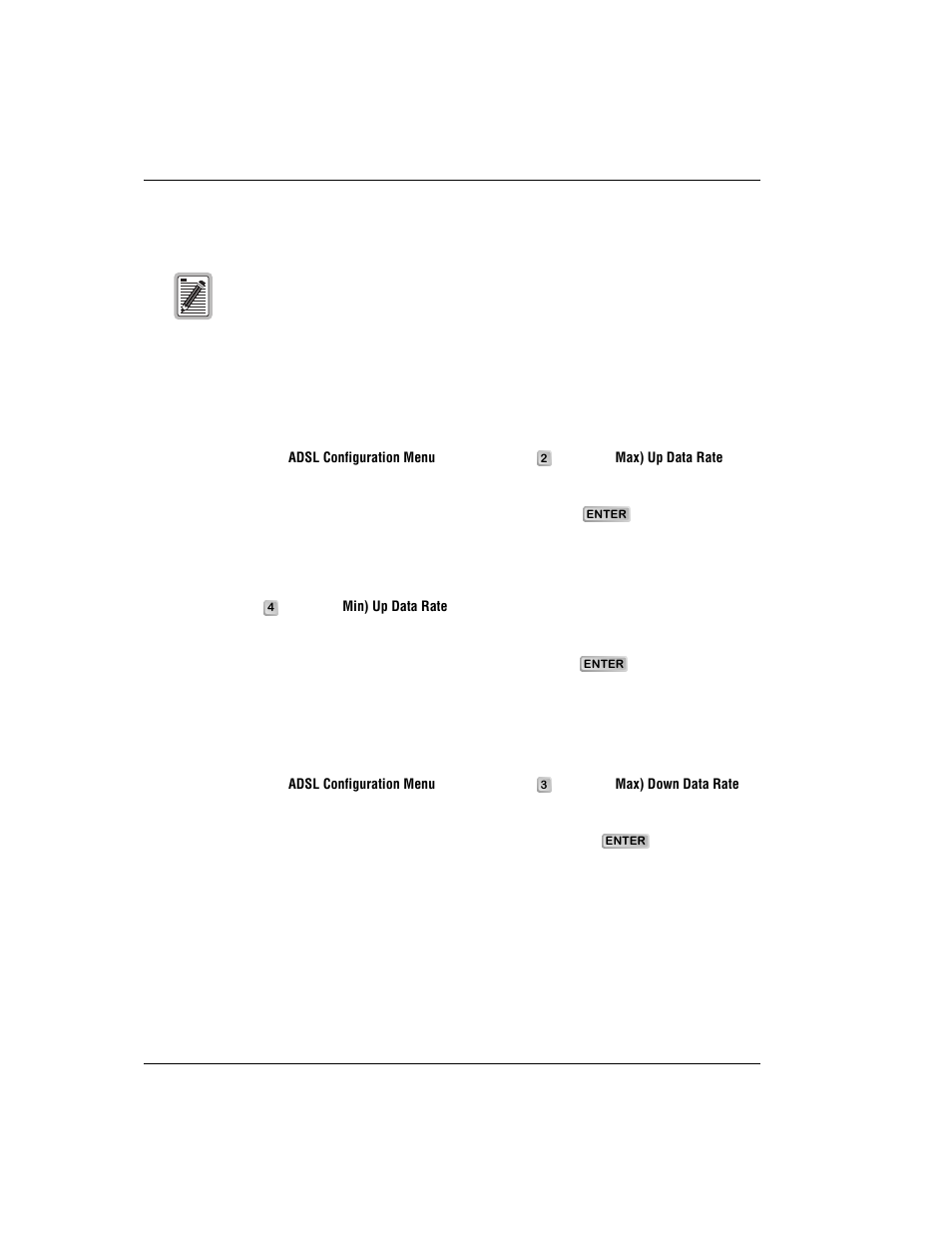 Configuring data rates, Configuring | ADC 320F User Manual | Page 30 / 68