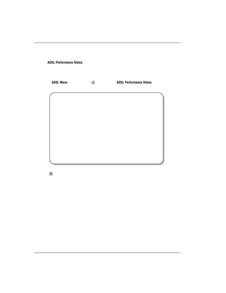 Monitoring adsl performance status | ADC 320F User Manual | Page 40 / 68