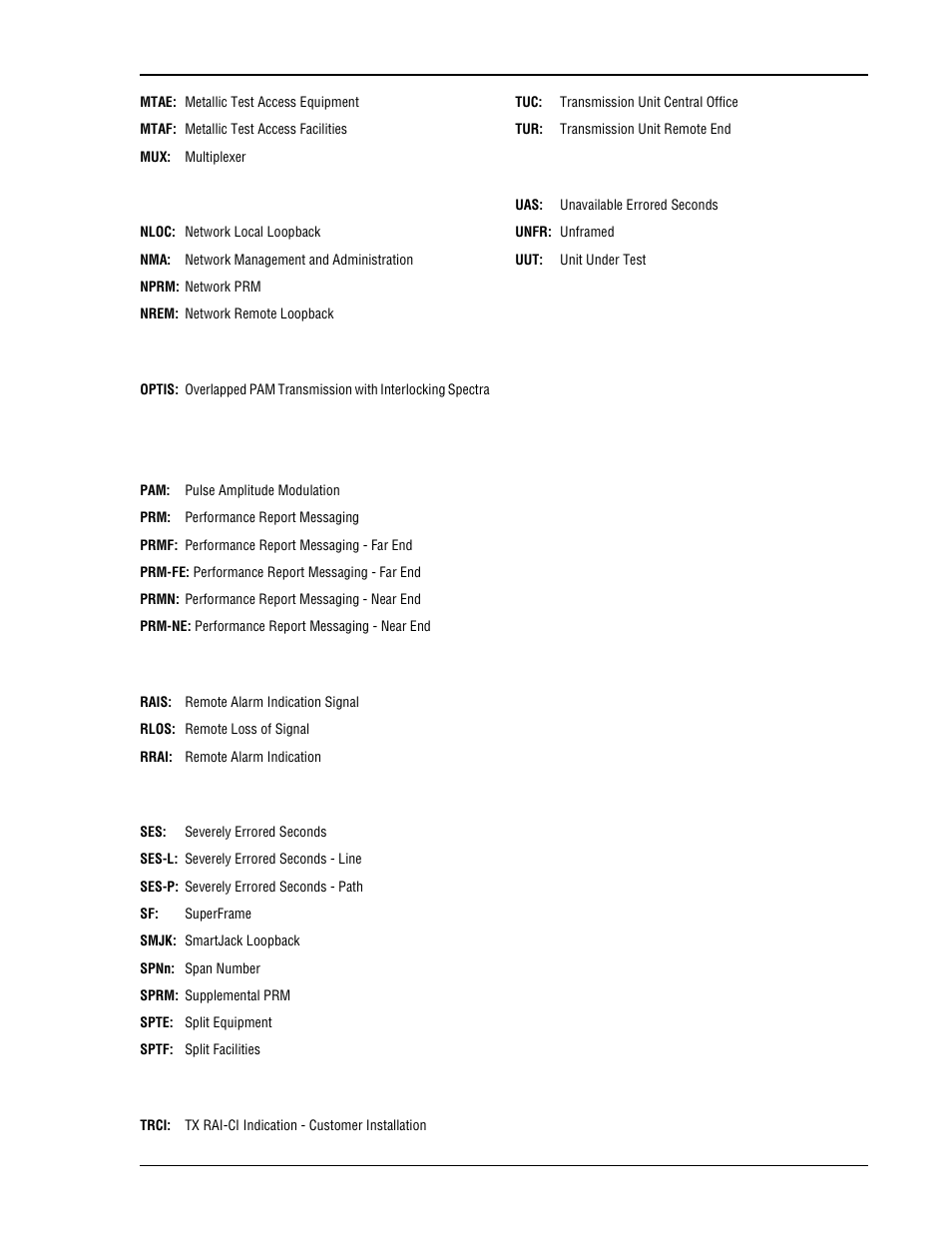 ADC HiGain H2TU-C-319 List 4E User Manual | Page 85 / 88