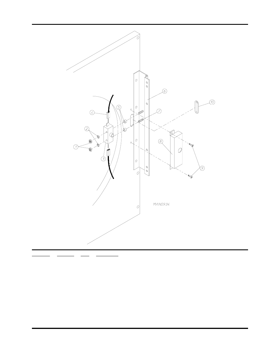 Main door switch housing for plastic door | ADC ADG-758 User Manual | Page 15 / 44