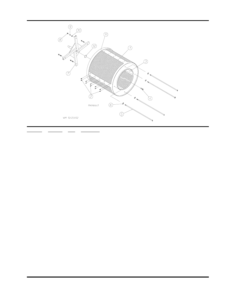 Basket (tumbler)/support assemblies | ADC ADG-758 User Manual | Page 19 / 44