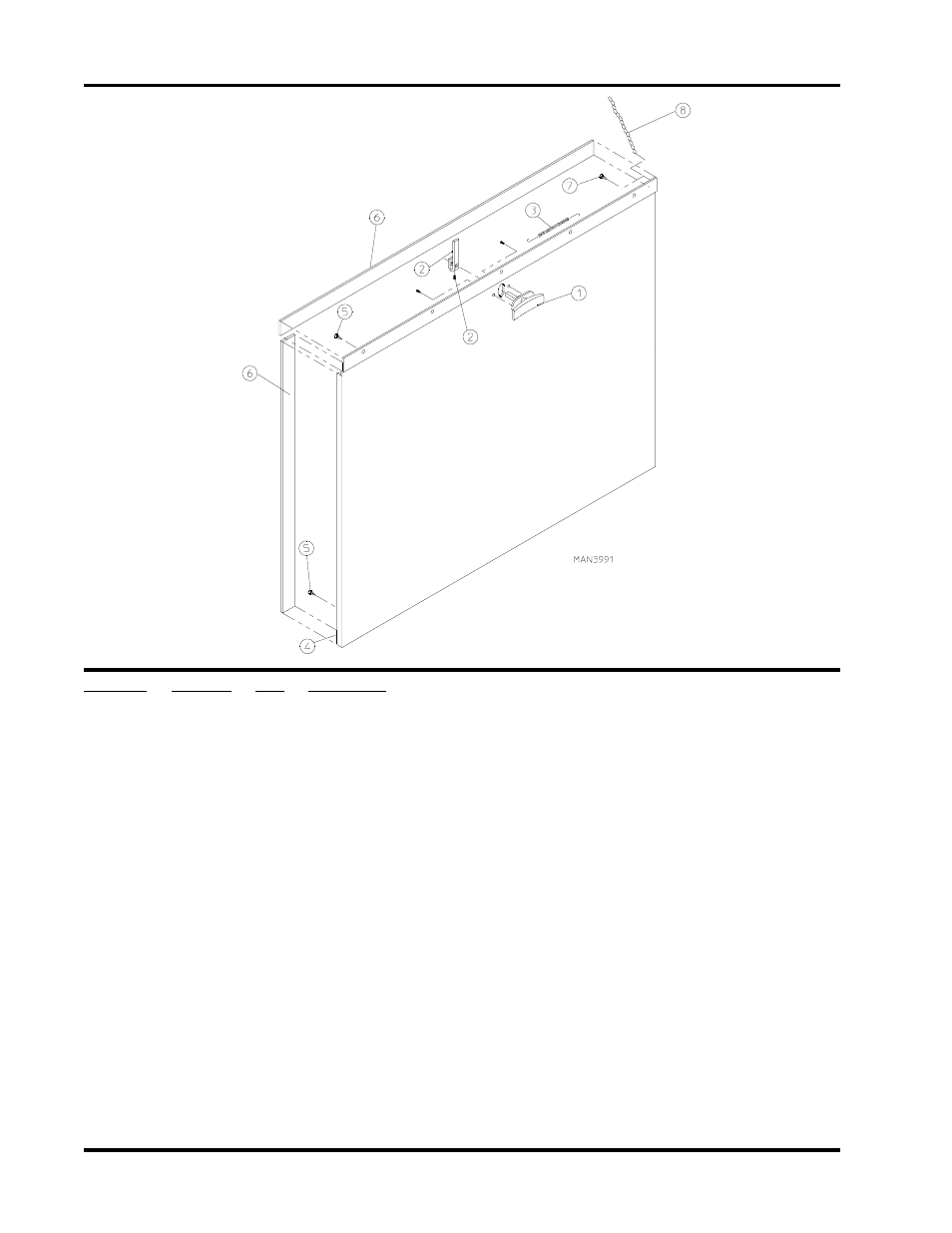 Drop lint door assembly without trim | ADC ADG-758 User Manual | Page 20 / 44
