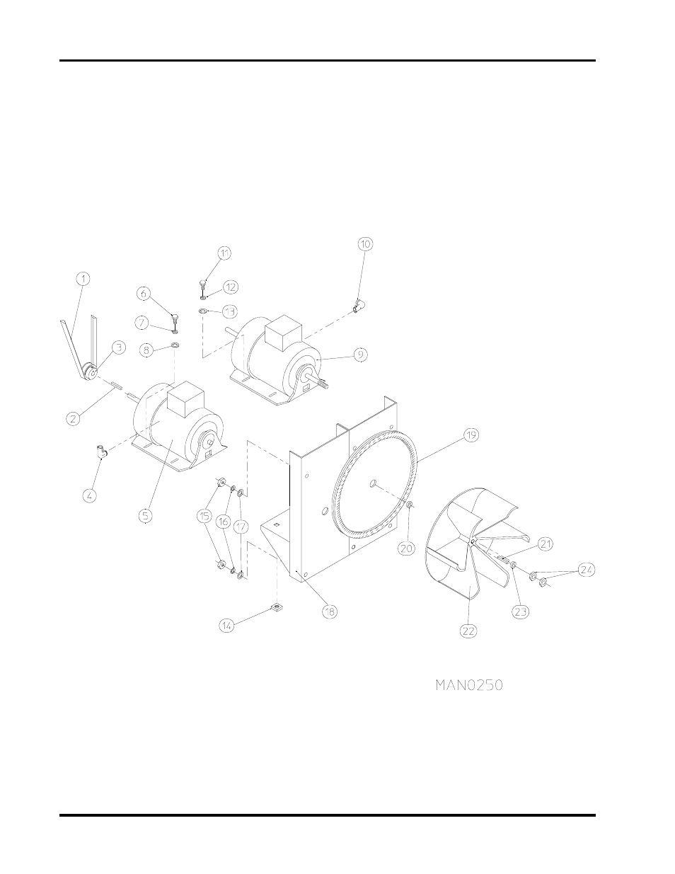 Reversing t.e.f.c. motor mount assembly , 27 | ADC ADG-758 User Manual | Page 28 / 44