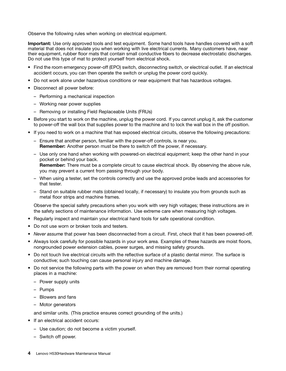 Lenovo H530 Desktop User Manual | Page 10 / 59