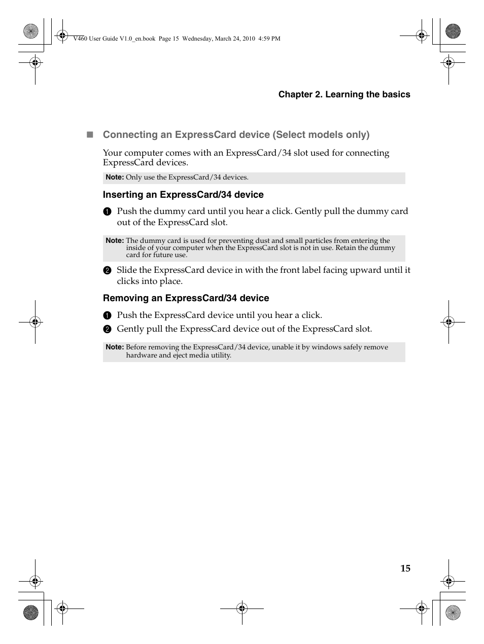 Lenovo IdeaPad V460 User Manual | Page 19 / 58