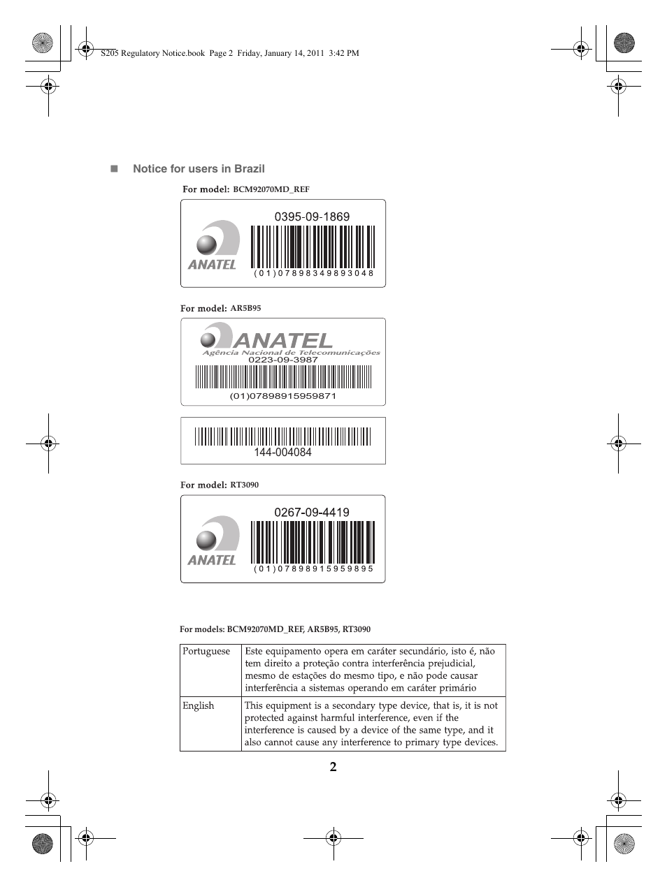 Lenovo IdeaPad S205 User Manual | Page 2 / 10