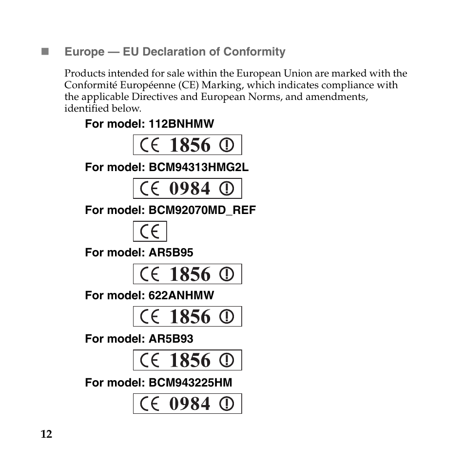 Lenovo IdeaPad U460 User Manual | Page 13 / 44