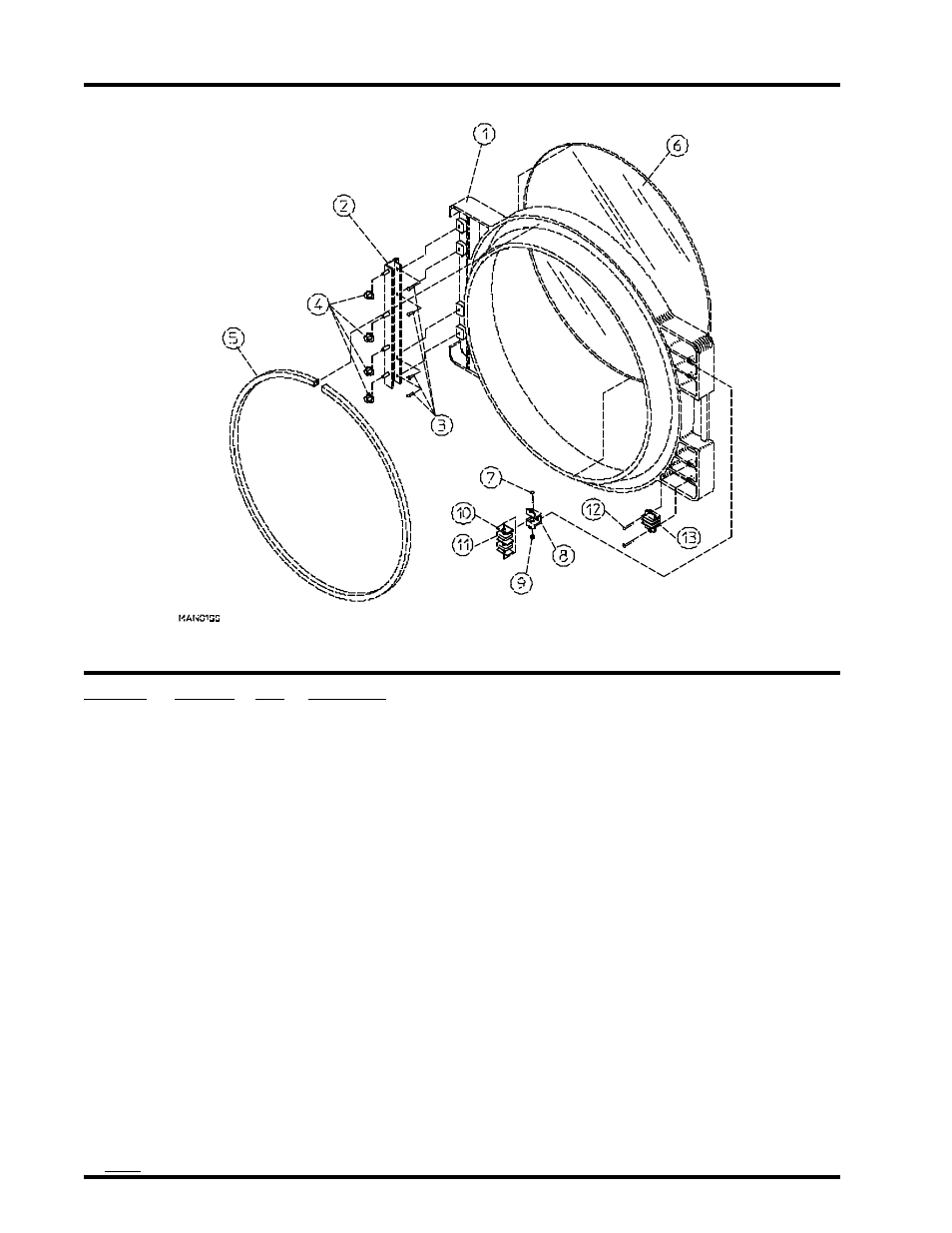 Main door assembly | ADC UD-50 User Manual | Page 18 / 61