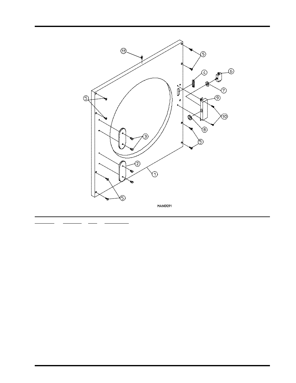 Front panel assembly | ADC UD-50 User Manual | Page 19 / 61