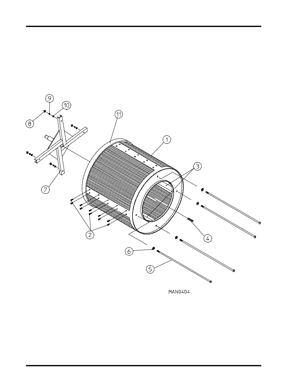 Basket (tumbler)/support assemblies , 19 | ADC UD-50 User Manual | Page 20 / 61