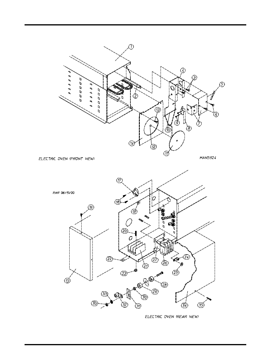 Electric oven assembly , 43 | ADC UD-50 User Manual | Page 44 / 61