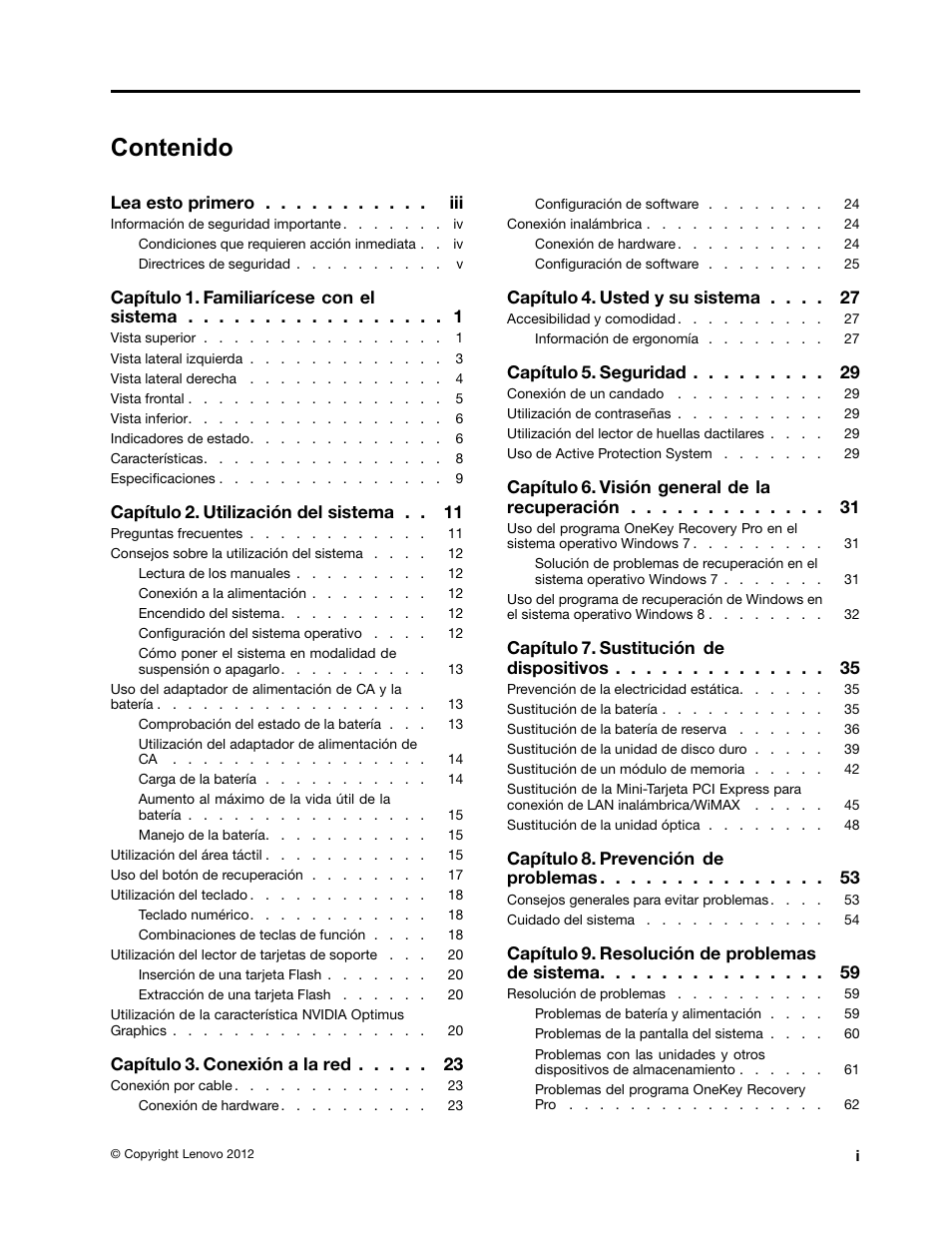 Lenovo V580c Notebook User Manual | Page 3 / 96