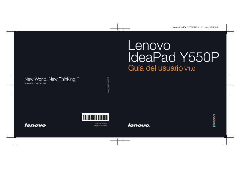 Lenovo IdeaPad Y550P User Manual | 148 pages