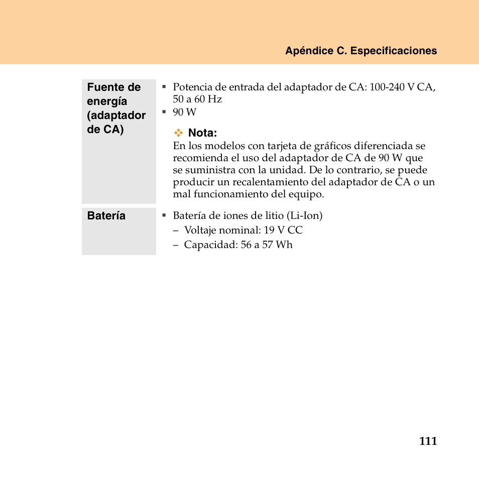 Lenovo IdeaPad Y550P User Manual | Page 119 / 148