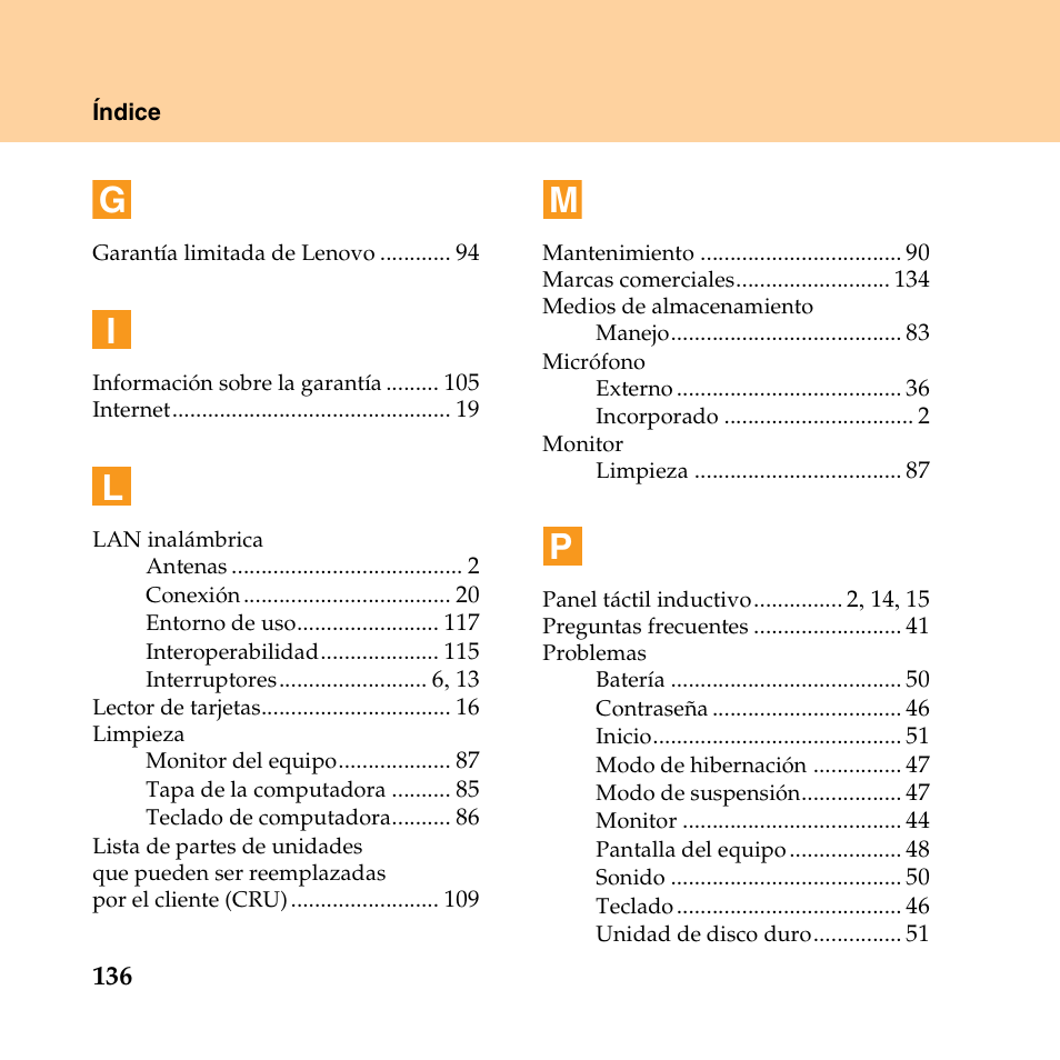 Lenovo IdeaPad Y550P User Manual | Page 144 / 148