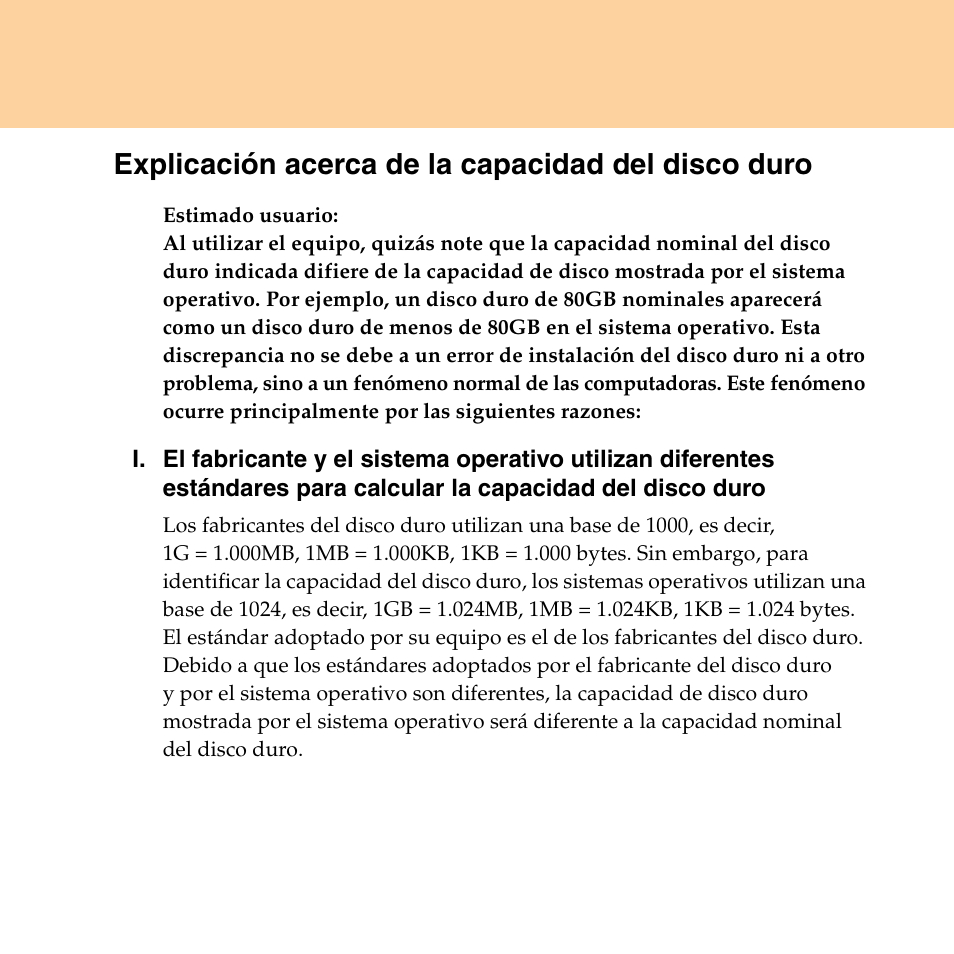 Explicación acerca de la capacidad del disco duro | Lenovo IdeaPad Y550P User Manual | Page 5 / 148