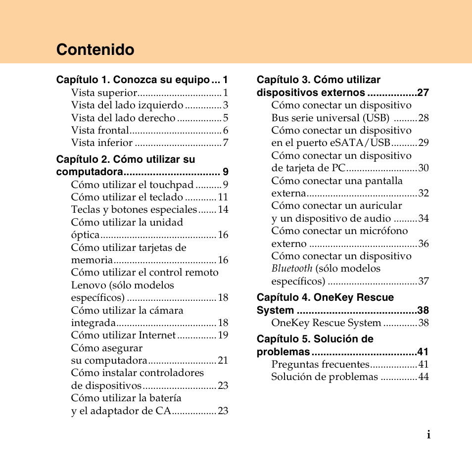 Lenovo IdeaPad Y550P User Manual | Page 7 / 148