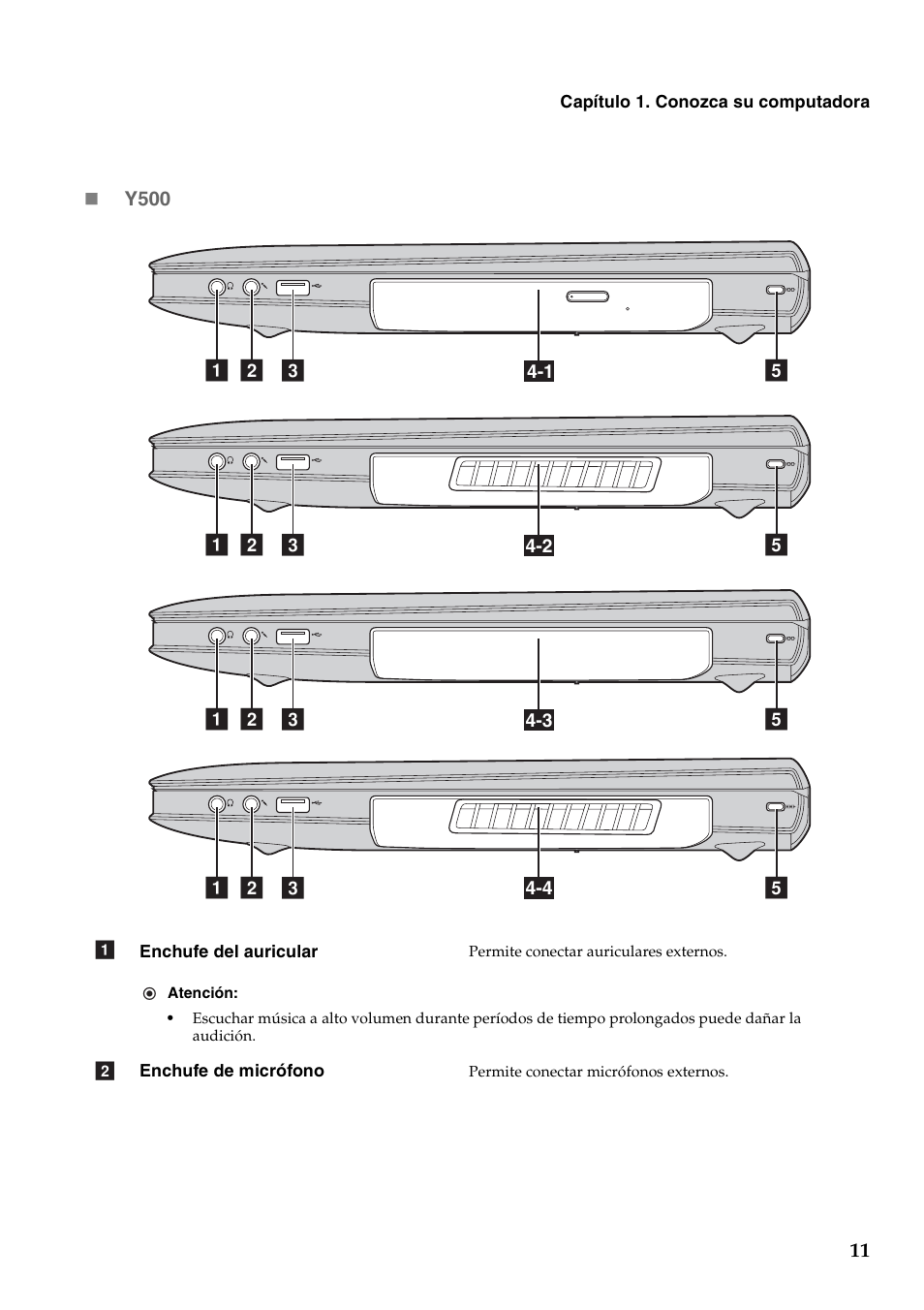 Lenovo IdeaPad Y500 Notebook User Manual | Page 15 / 41