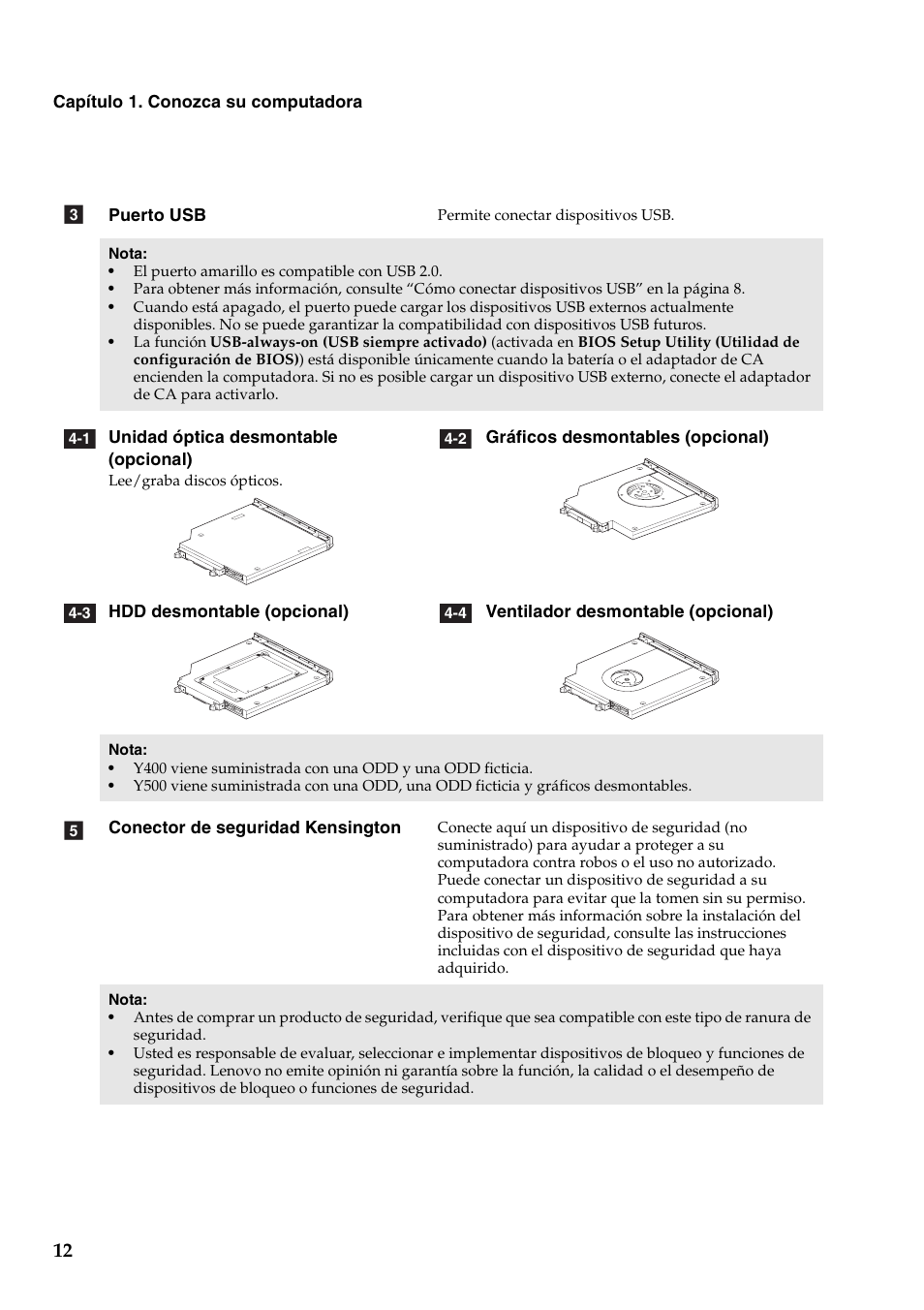 Lenovo IdeaPad Y500 Notebook User Manual | Page 16 / 41