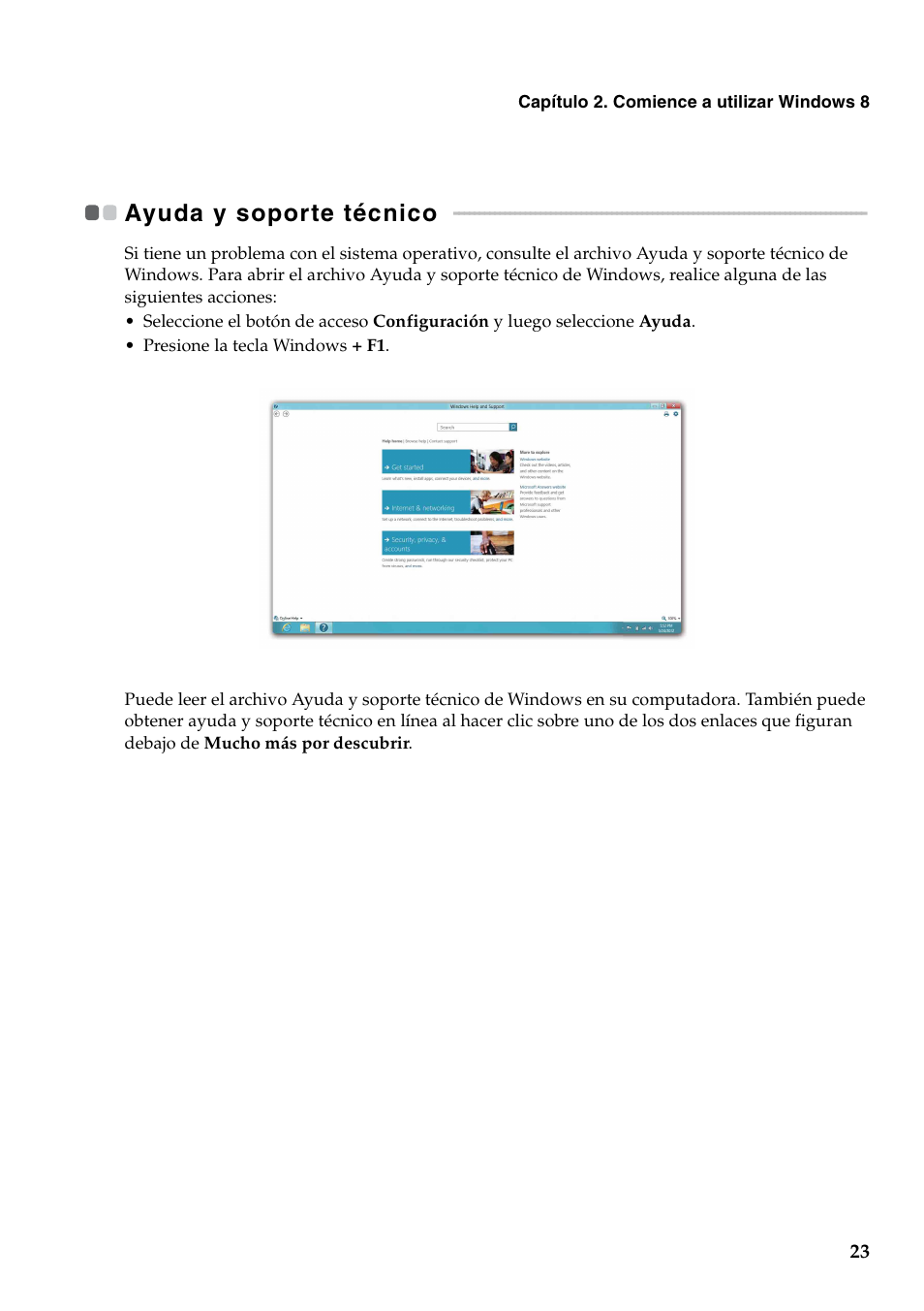 Ayuda y soporte técnico | Lenovo IdeaPad Y500 Notebook User Manual | Page 27 / 41