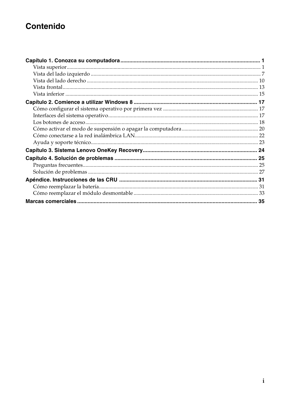 Lenovo IdeaPad Y500 Notebook User Manual | Page 3 / 41