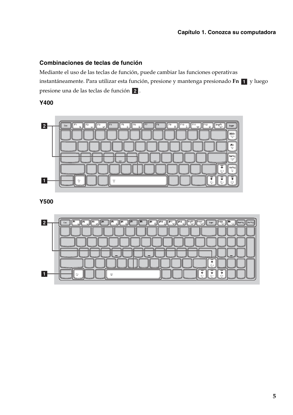 Lenovo IdeaPad Y500 Notebook User Manual | Page 9 / 41