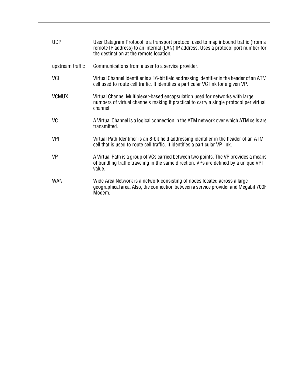 ADC Megabit Modem 700F User Manual | Page 131 / 140