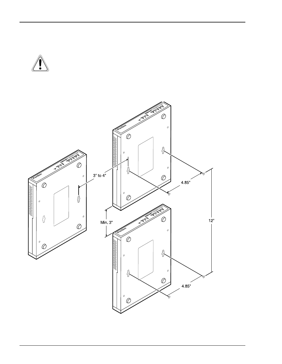 Wall mount | ADC Megabit Modem 700F User Manual | Page 22 / 140