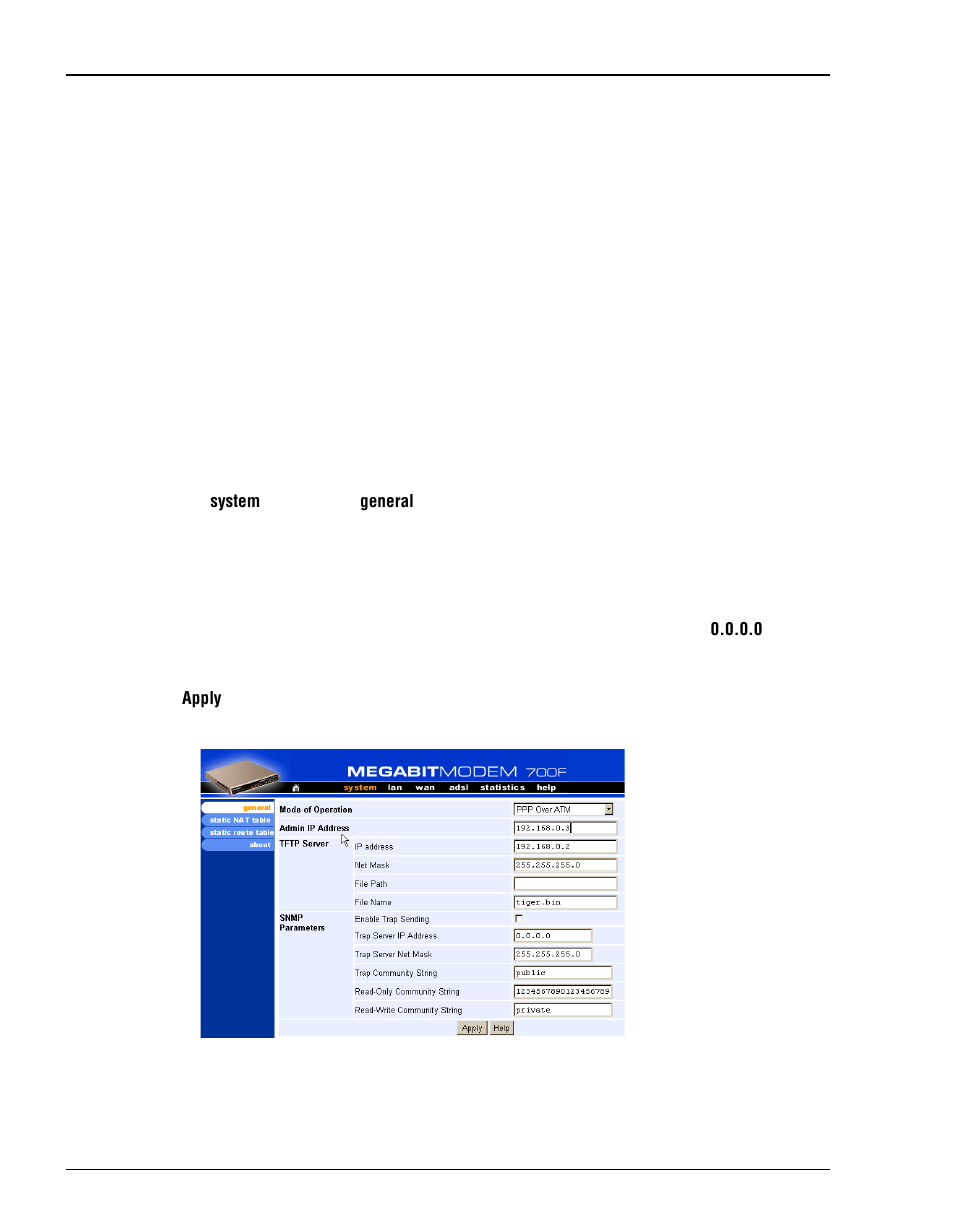 Onfiguring, Ystem, Ecurity | ADC Megabit Modem 700F User Manual | Page 56 / 140