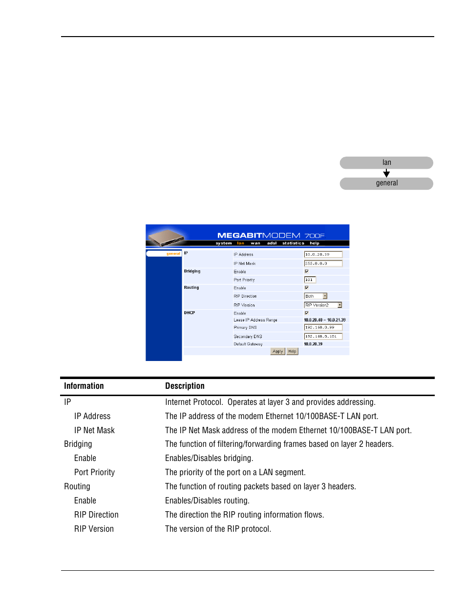 Onfiguring, Configure modem parameters | ADC Megabit Modem 700F User Manual | Page 79 / 140