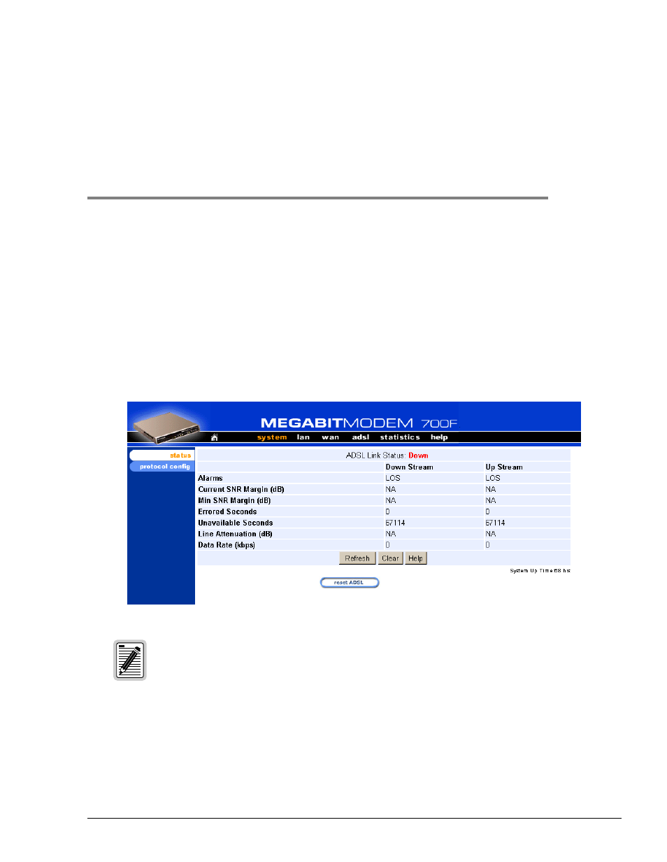 Iewing, Tatistics | ADC Megabit Modem 700F User Manual | Page 83 / 140