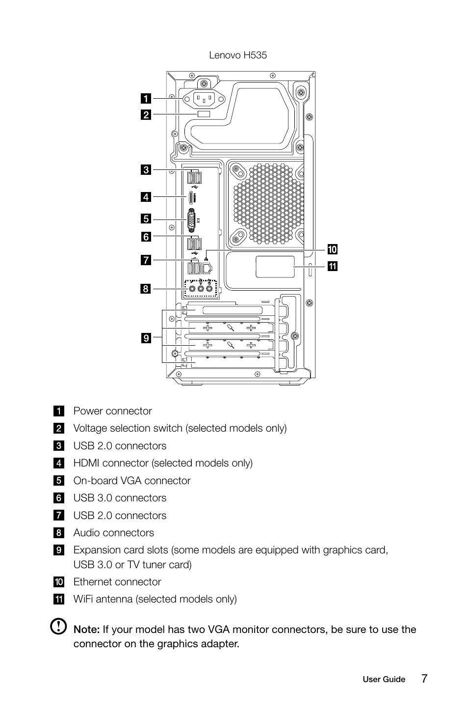 Lenovo H530 Desktop User Manual | Page 12 / 63