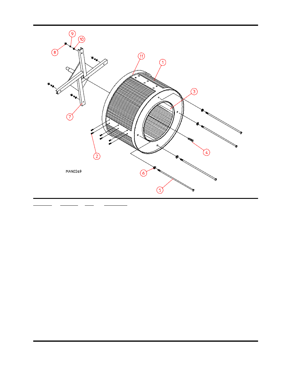 Ad-15 basket (tumbler)/support assembly | ADC AD-25 User Manual | Page 27 / 69
