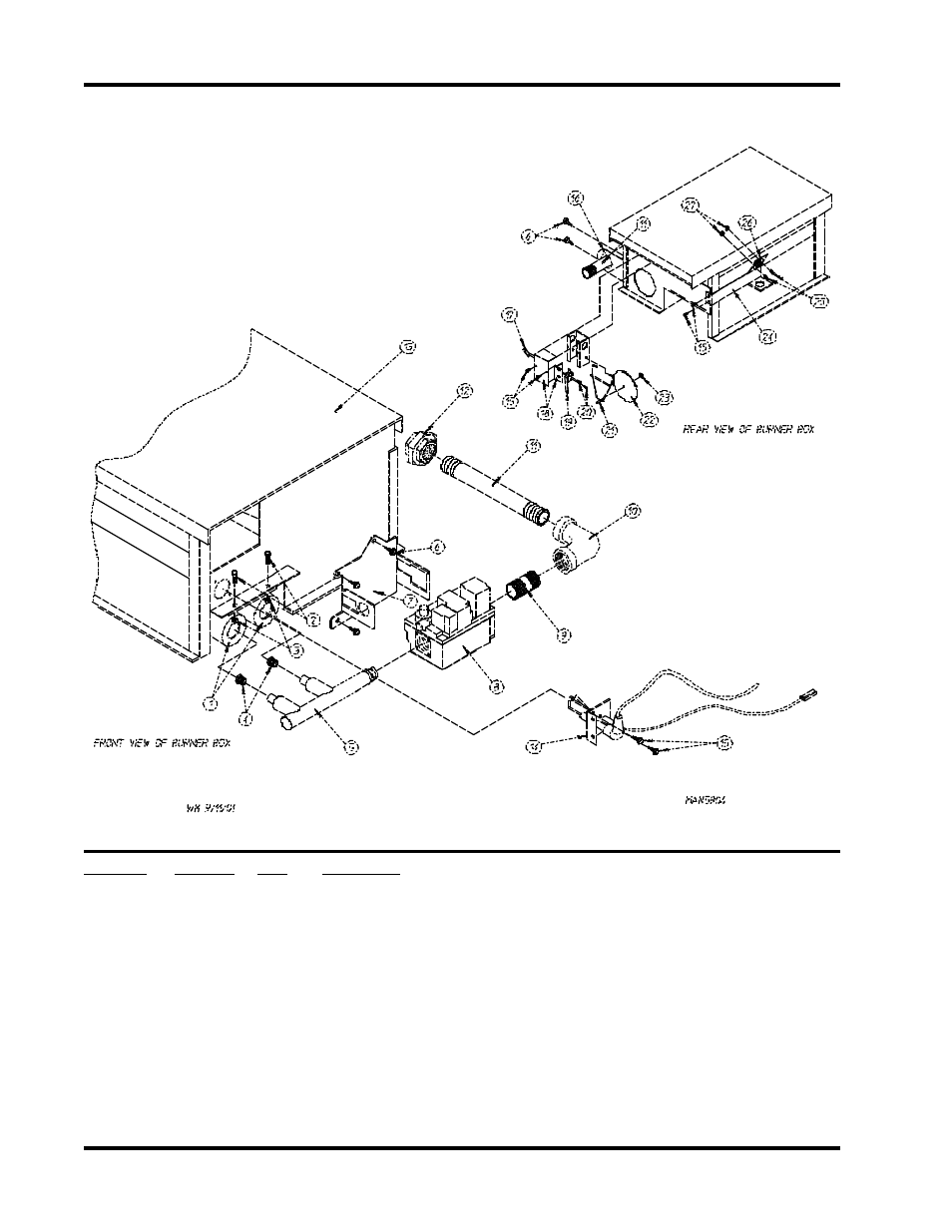 Adg-15 direct spark ignition (dsi) burner assembly, For models mfd. as of may 20, 2000 , 41 | ADC AD-25 User Manual | Page 42 / 69