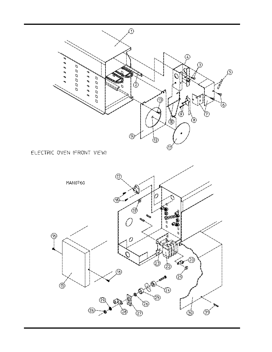 Ade-15/ade-25 electric oven assembly , 47 | ADC AD-25 User Manual | Page 48 / 69