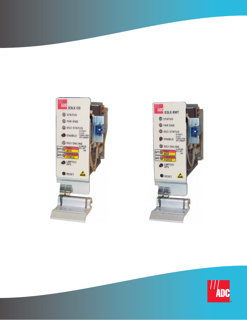 ADC DL3XR-FCA100 User Manual | 52 pages
