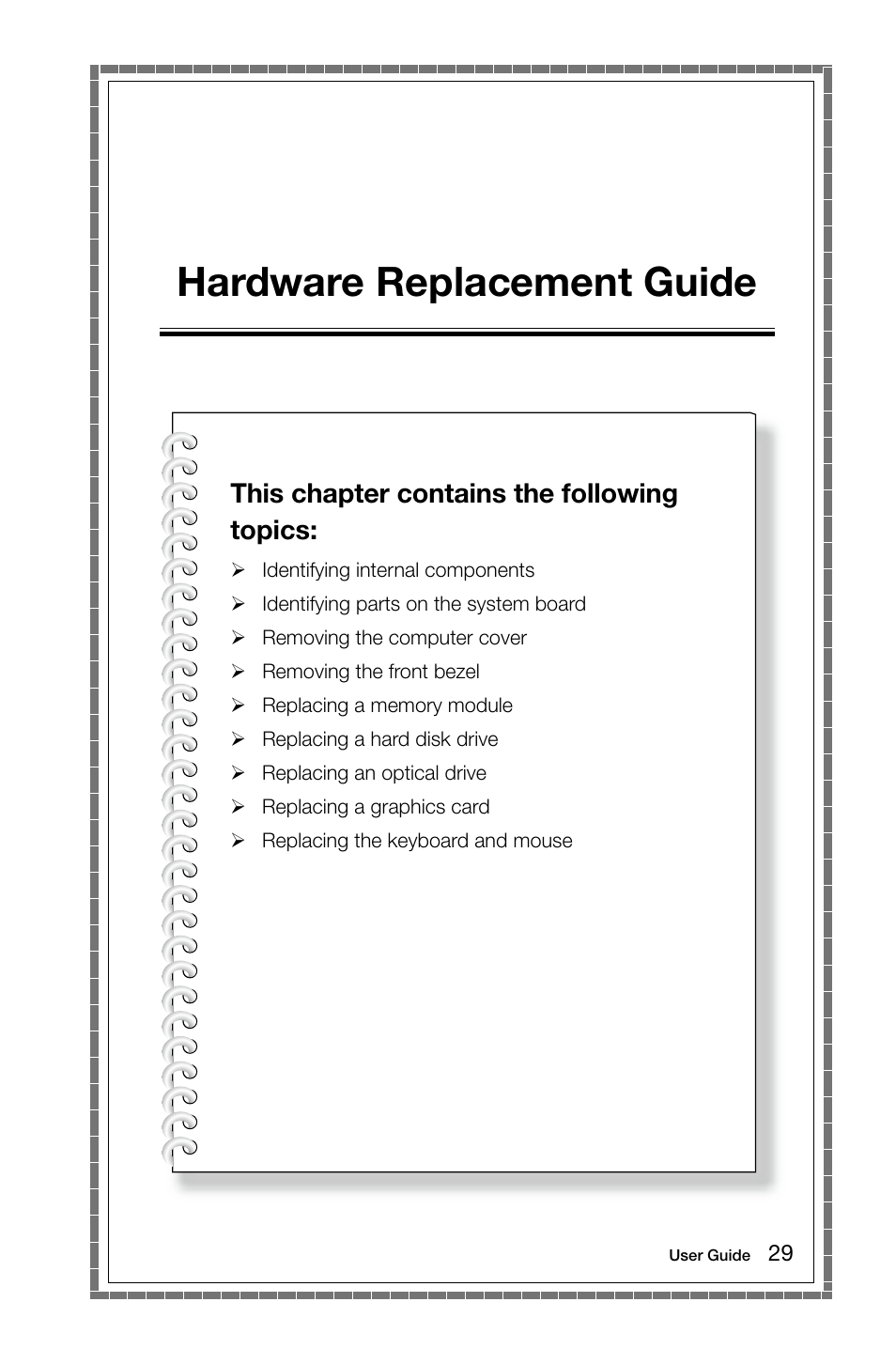 Hardware replacement guide | Lenovo K450e Desktop User Manual | Page 34 / 55