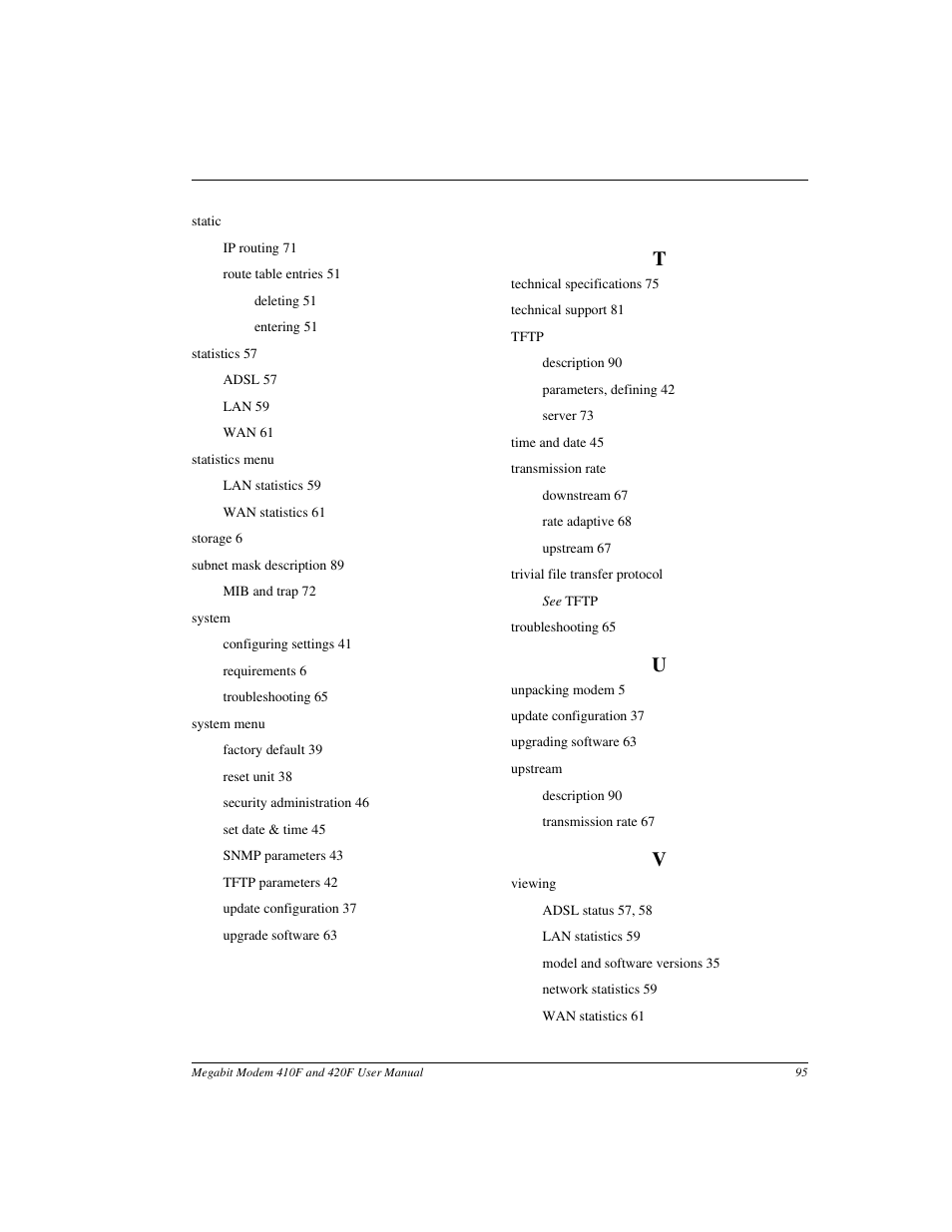 ADC 410F User Manual | Page 103 / 106