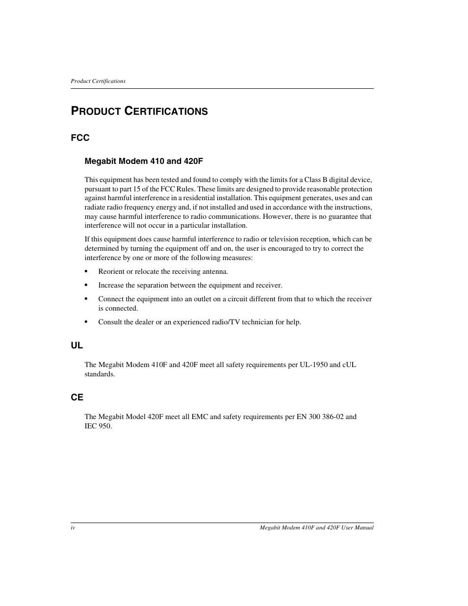 ADC 410F User Manual | Page 4 / 106