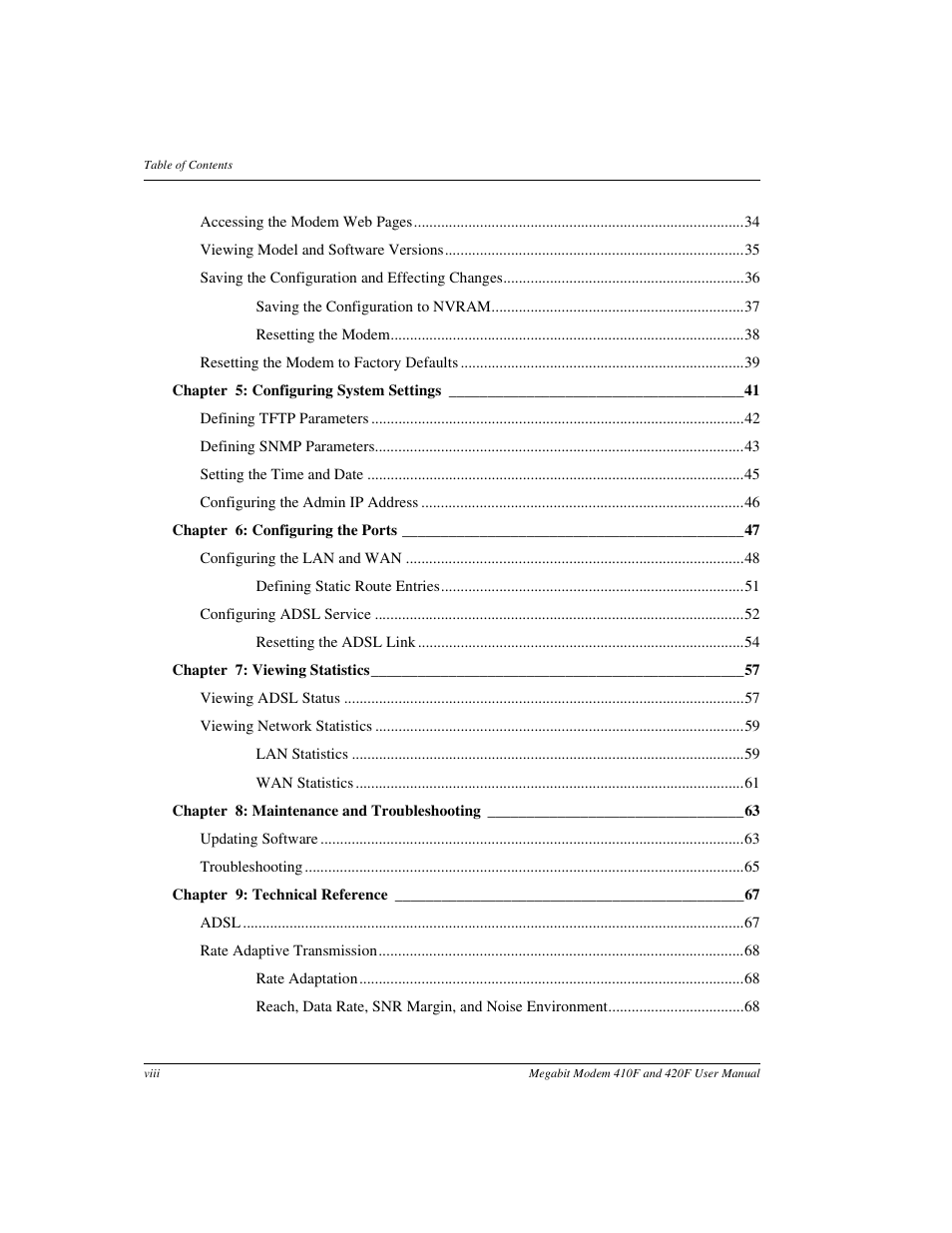 ADC 410F User Manual | Page 6 / 106