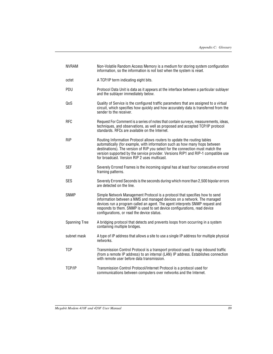 ADC 410F User Manual | Page 97 / 106