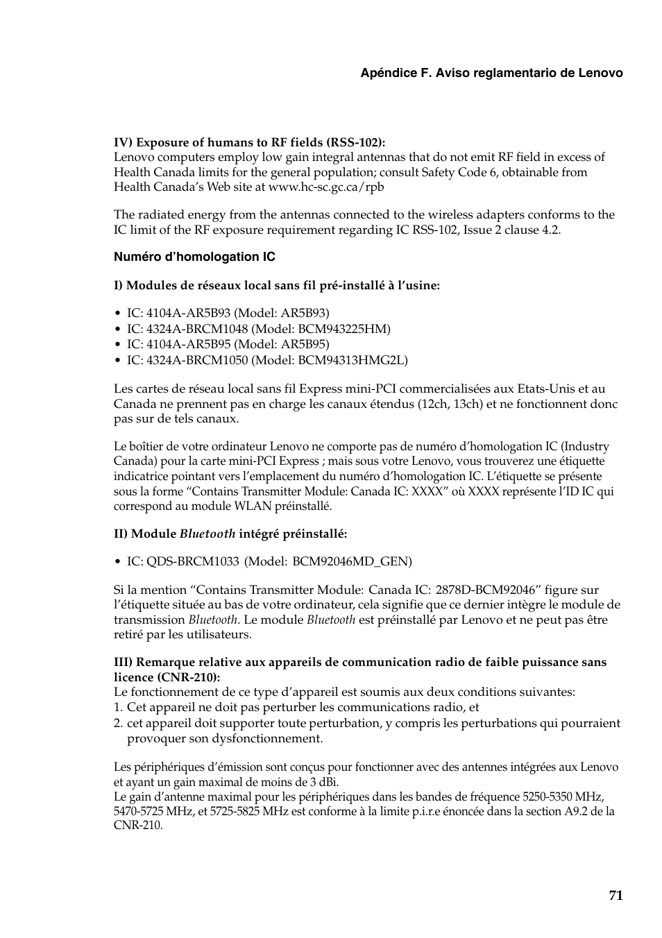 Lenovo G555 Notebook User Manual | Page 79 / 120