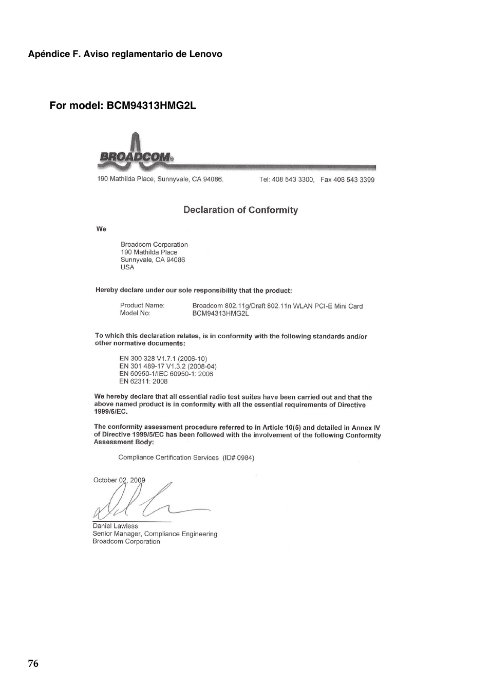 Lenovo G555 Notebook User Manual | Page 84 / 120